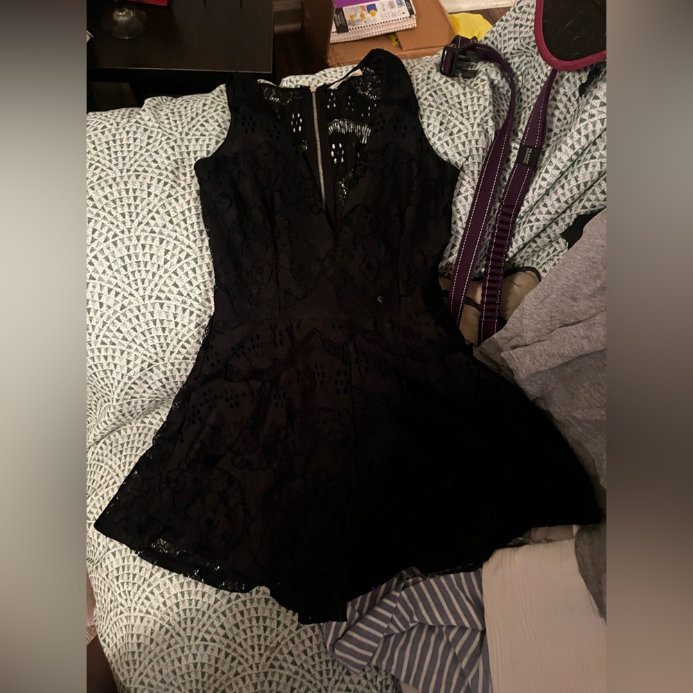 Elegant Black Lace Dress